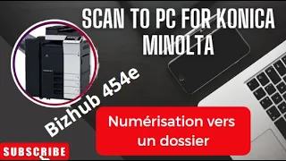 Windows tips & trick sHow to Setup Printer and Scanner Konica Minolta Bizhub