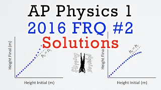 2016 #2 Free Response Question - AP Physics 1 - Exam Solution