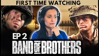 I was NOT prepared for *Band of Brothers*! Ep 2 Reaction | First Time watching