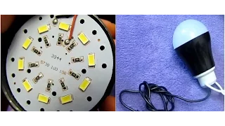 Светодиодная лампочка 5Вольт USB
