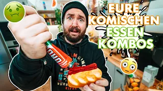 Wir TESTEN WIEDER eure EKELHAFTEN Essenskombos!