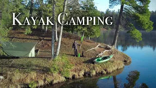 Kayak Camping in Hammock Solo Overnight Tarp Shelter