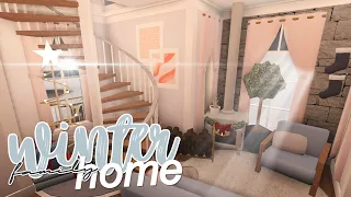 Bloxburg | Winter Family Home | 92k | Speedbuild