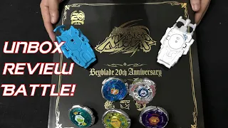 10th Anniversary Metal Fight Beyblade Set - Unbox, Review & Battle!