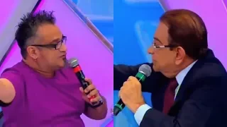 José Messias e Regis Tadeu discutem ao vivo - Programa Raul Gil - Barraco Ao Vivo