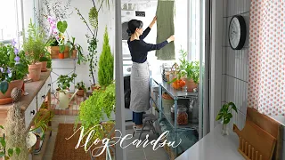 Tips for utilizing a narrow veranda/garden and pantry/shelf hanger DIY/Korean food