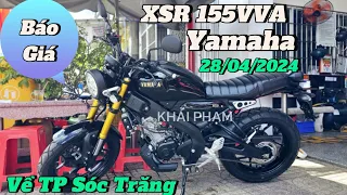 Cận cảnh Yamaha XSR 155vva 2024 màu đen bóng + giá bán ngày 28/04/24 tại CH Mai Duyên.Khải Phạm #155