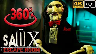 VR 360 Horror Video / Trapped @ Deadly Escape Room [ SAW X ] in 360º Scary Jumpscare #360 #halloween