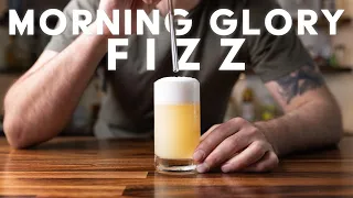 The Morning Glory Fizz - the fluffiest scotch drink ever!