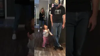 Little girl mistakes another man for her dad!