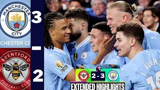 Extended Highlights ! Man City vs Brentford 3-1 Highlights &  |All Goals 2024