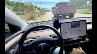 Tesla's full self-driving almost resulted in crash in Vero Beach, Florida