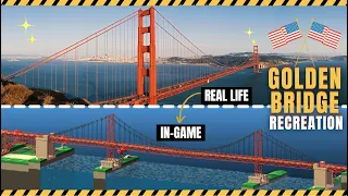 Recreating the FANTASTIC GOLDEN GATE Bridge in Poly Bridge 2! (American Bridge) #13