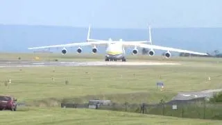 Antonov 225 Mriya  Departure from Manchester 26 June 2013