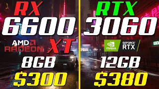 RTX 3060 vs. RX 6600 XT - Test in 7 Games | 1080p