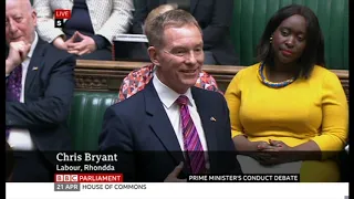 William Wragg MP and Chris Bryant MP   Boris Debate