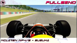 Full Send 1991 Ayrton Senna Suzuka McLaren MP4/6 Third Championship Celebrating 30th Anniversary -AC