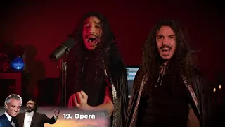 Master of Puppets in 50 Styles but it's only master