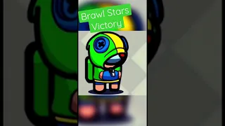 such a victory animation Brawl Stars over Among US you have never seen #shorts #amongus #brawlstars