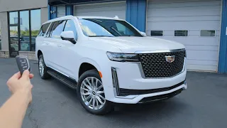 2021 Cadillac Escalade ESV Premium Luxury: Start Up, Walkaround, Test Drive and Review