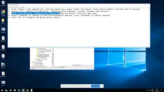 Group Policy - Enable Windows NTP Server