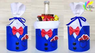 🎁Manualidades para el día del Padre con una botella de plástico🎁Regalo fácil para papá