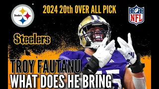 Steelers: Newest Tackle Troy Fuatana Is A Steal! NFL 2024 Draft #steelers #nfldraft2024