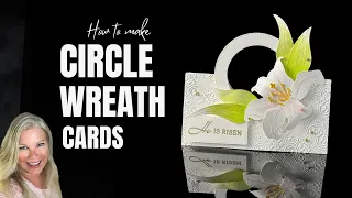 🔴  Unleashing Creativity: Crafting Circle Wreath Cards with Stampin' Up Easter Lilies