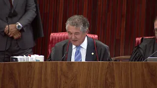 Ministro Marco Aurélio se despede no TSE nesta segunda (12)