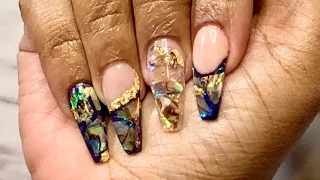 Encapsulated Shell Nails [Watch Me Work]