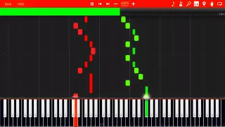 J.S. Bach - Invention No. 3 in D Major (BWV 774) [Synthesia Tutorial]