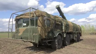 Quân đội Nga phóng tên lửa hành trình 9M729 từ tổ hợp tên lửa Iskander-K vào các mục tiêu