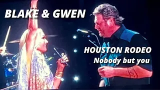 Blake Shelton Gwen Stefani Perform Nobody but you at the Houston Rodeo
