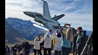 AXALP 2023 The Greatest AvGeek Show on Earth!! Spectacular Swiss AirForce Live Firing!!