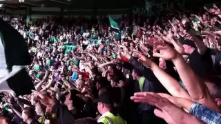 Celtic Fans - Green Brigade - We Love You - Celtic v Inverness 24/08/2013 - Celtic FC
