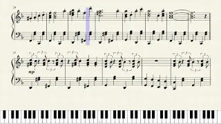 Yoshi's Island : Athletic Theme Piano Sheet