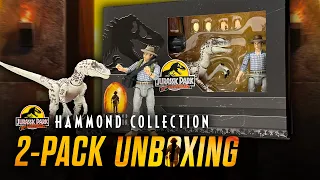 EXCLUSIVE UNBOXING Jurassic Park III Figure Pack-Hammond Collection Toy Review / collectjurassic.com