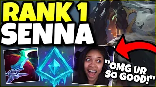 CAN THE RANK 1 SENNA CARRY AN E-GIRL THROUGH A DOOMED GAME? - (League of Legends)