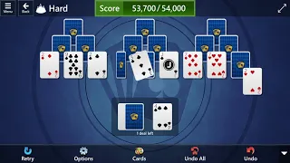 Microsoft Solitaire Collection: TriPeaks - Hard - June 19, 2021