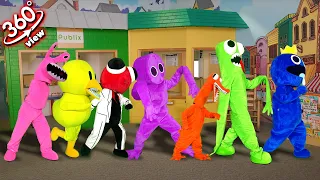 VR 360° NEW Rainbow Friends All Phase In Real Life  🎶 Friday Night Funkin' (Roblox Rainbow Friends)