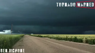 Weak Multi-Vortex Tornado Crosses Roadway - Haboob Starting - Seibert, COto Kanorado, KS [4K]