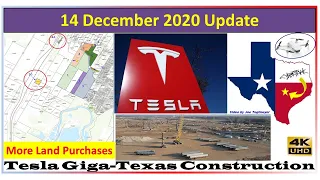 Tesla Gigafactory Texas 14 December 2020 Cyber Truck & Model Y Factory Construction Update (08:45AM)