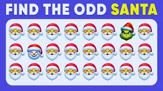Find the ODD One Out - Christmas Edition 🌲🎅 Emoji Quiz | Easy, Medium, Hard Level
