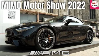 Mercedes AMG SL63 and E Class Coupe at MIMO Motor Show 2022
