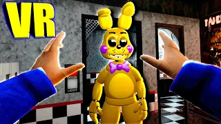 VR Animatronics Protecting the Pizzeria FNAF COOP OCULUS QUEST 3 Garry's Mod