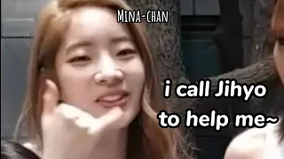 Nayeon *betraying* Dahyun after leaving her while doing morning routine in Vlive