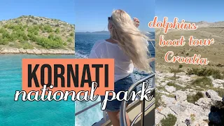 KORNATI ISLANDS NATIONAL PARK, CROATIA | boat tour & seeing dolphins