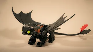 LEGO Toothless MOC From How To Train Your Dragon