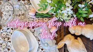 🌷spring shop with me + vintage haul || Target, TJ Maxx, Joann Fabric & Thrift Store 🌱