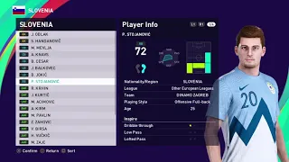 PES 2021 SLOVENIA ACTUAL + 6 CLASSIC PLAYERS PS4